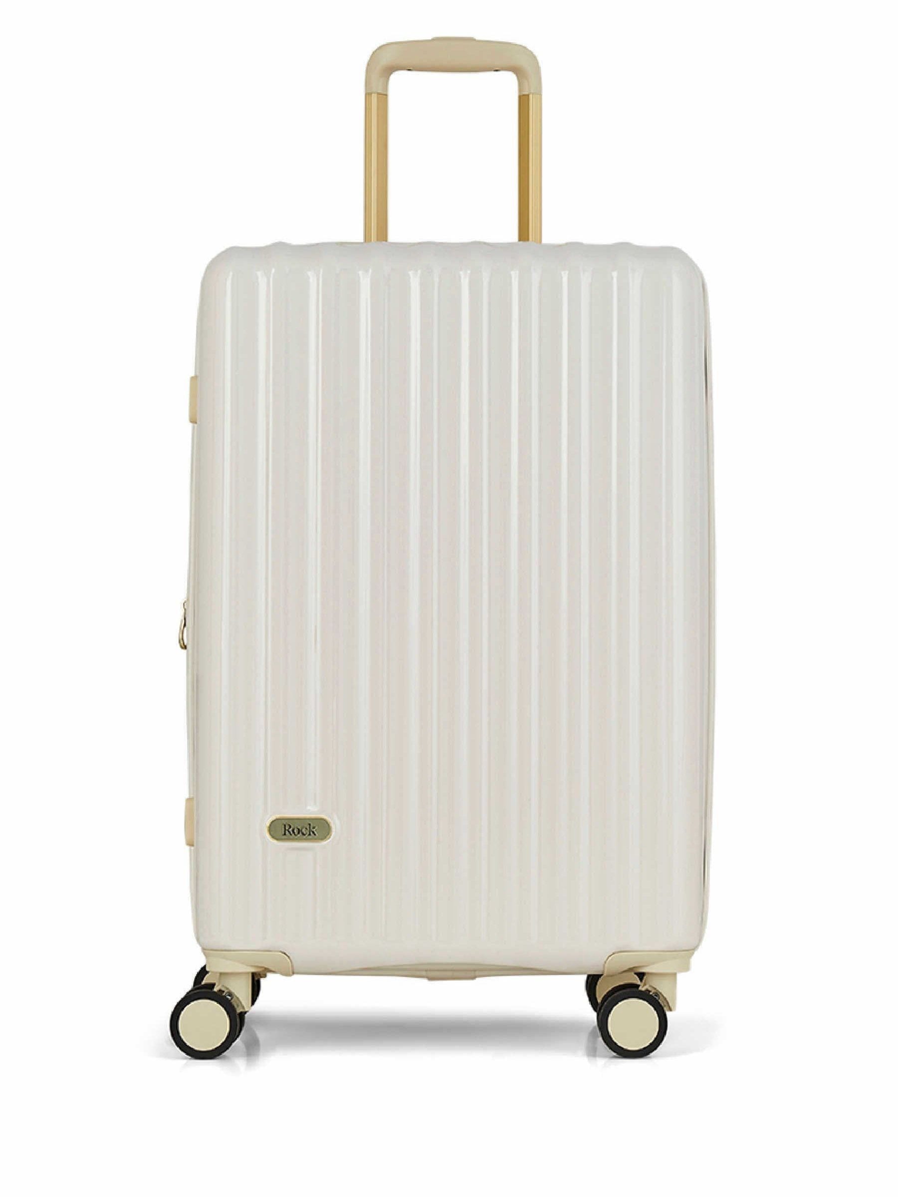 Rock Luggage Primrose Cream Medium Suitcase - Image 5