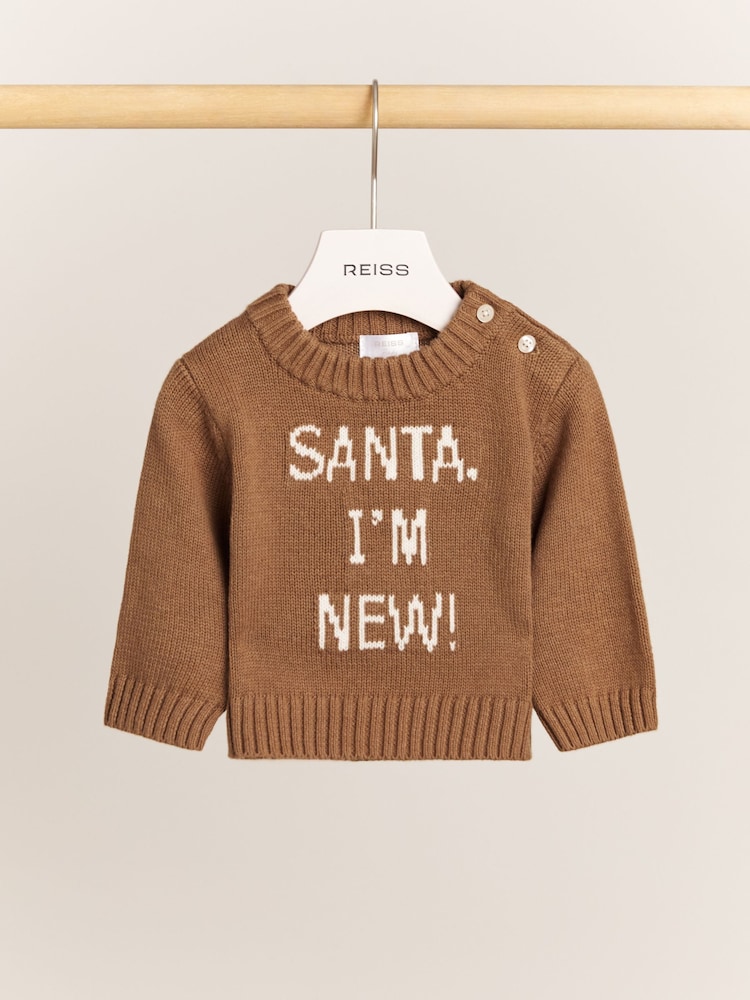Reiss Camel Eli Jumper - Image 1 of 2