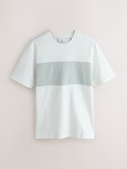 Ecru - T-Shirt in Blockfarben - Bild 5 von 7