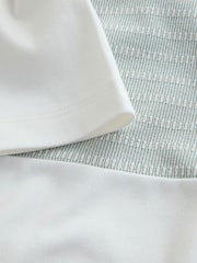 Ecru - T-Shirt in Blockfarben - Bild 7 von 7