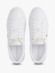 Tommy Hilfiger White Essential Elevated Cupsole Sneakers - Image 4 of 8