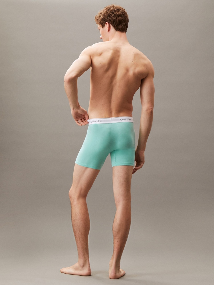 Calvin Klein Black Icon Cotton Stretch Boxers Briefs 3 Pack - Image 5 of 5