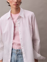 Calvin Klein Pink Monogram Logo T-Shirt - Image 5 of 6