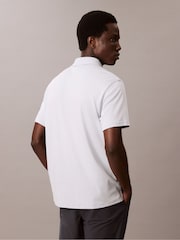 Calvin Klein Blue Pima Cotton Polo Shirt - Image 2 of 5