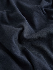 Navy Blue Jersey V-Neck jumpsuit - Image 7 of 7