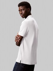 Calvin Klein White Pima Cotton Polo Shirt - Image 2 of 4