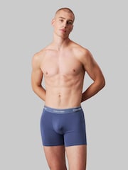 Calvin Klein White Icon Cotton Stretch Boxers Briefs 3 Pack - Image 2 of 5