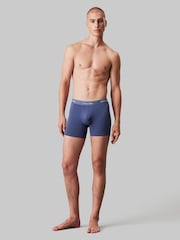 Calvin Klein White Icon Cotton Stretch Boxers Briefs 3 Pack - Image 3 of 5
