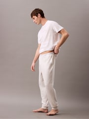 Calvin Klein Grey Icon Cotton Terry Lounge Joggers - Image 2 of 5