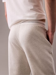 Calvin Klein Grey Icon Cotton Terry Lounge Joggers - Image 4 of 5