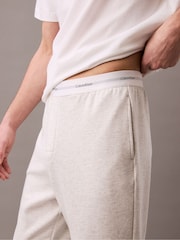 Calvin Klein Grey Icon Cotton Terry Lounge Joggers - Image 5 of 5
