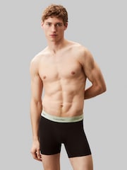 Calvin Klein Blue Icon Cotton Stretch Boxers Briefs 3 Pack - Image 1 of 5