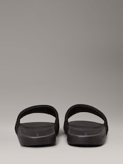 Calvin Klein Black Canvas Logo Sliders - Image 4 of 7