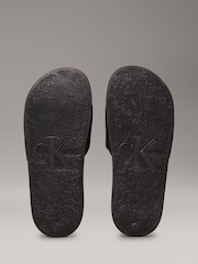 Calvin Klein Black Canvas Logo Sliders - Image 6 of 7