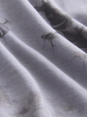 Grey Tie Dye Heavyweight T-Shirt - Image 7 of 8