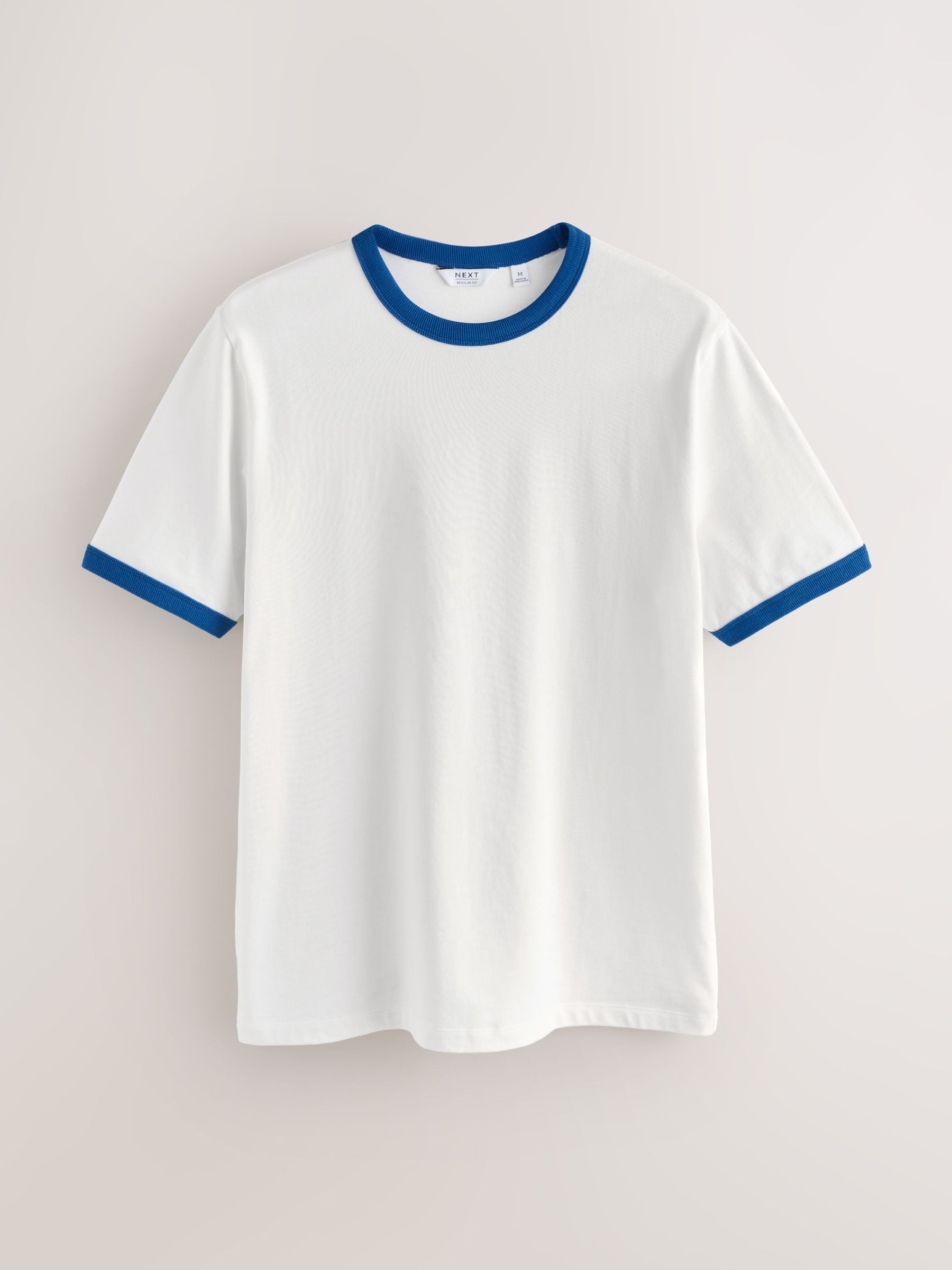 Buy White Ecru Ringer T-Shirt from the Next UK online shop