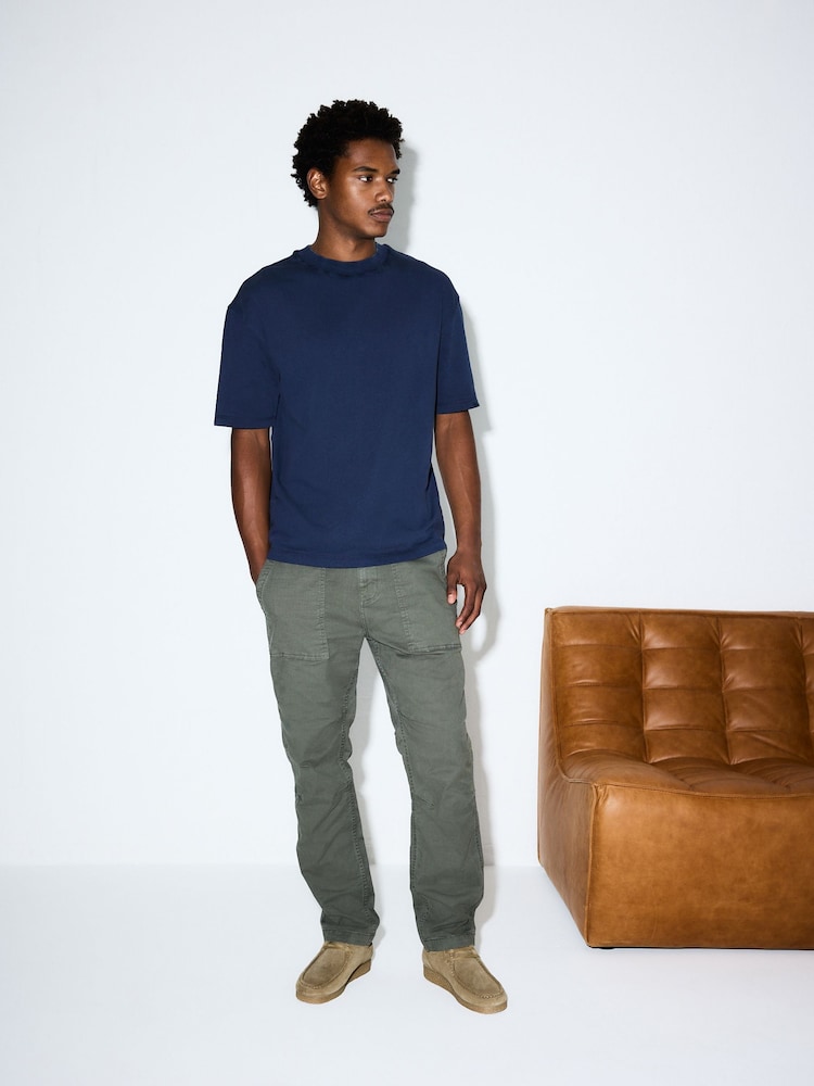 Blue Washed Heavyweight T-Shirt - Image 2 of 8