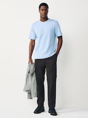 Blue Texture Block T-Shirt - Image 2 of 9