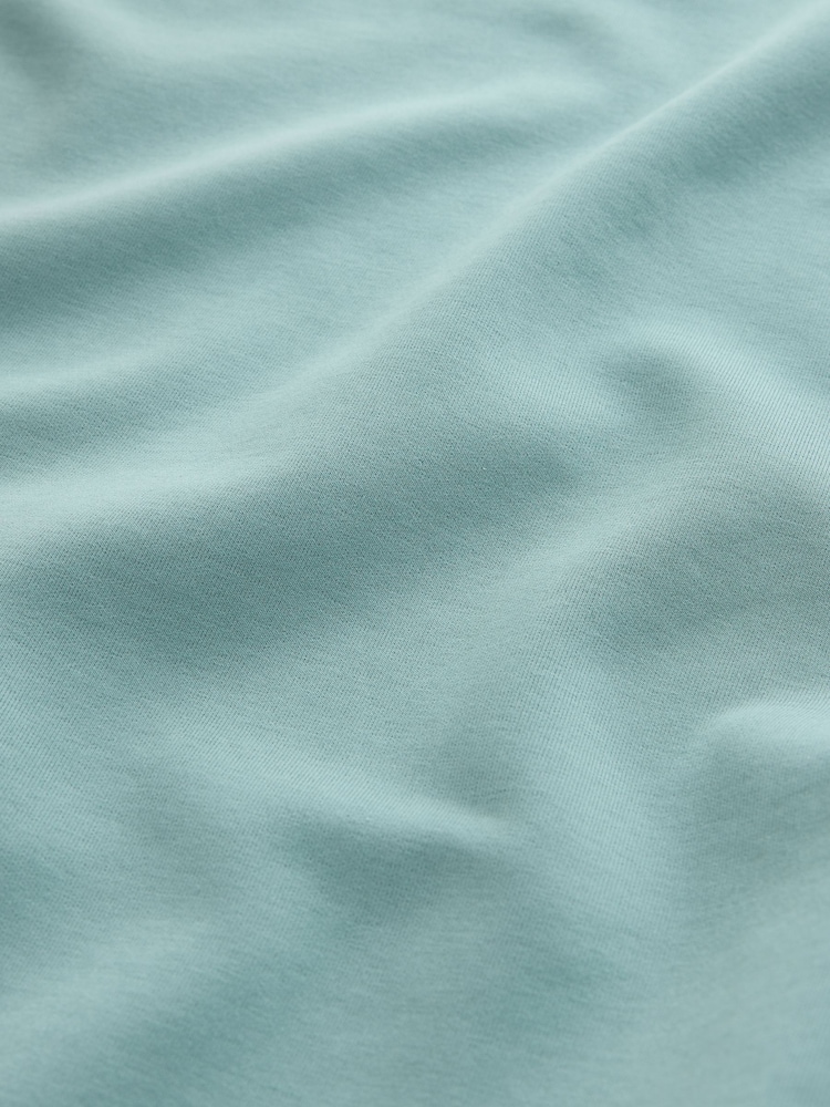 Green Sage Regular Fit Smart Soft Touch Heavyweight T-Shirt - Image 7 of 7