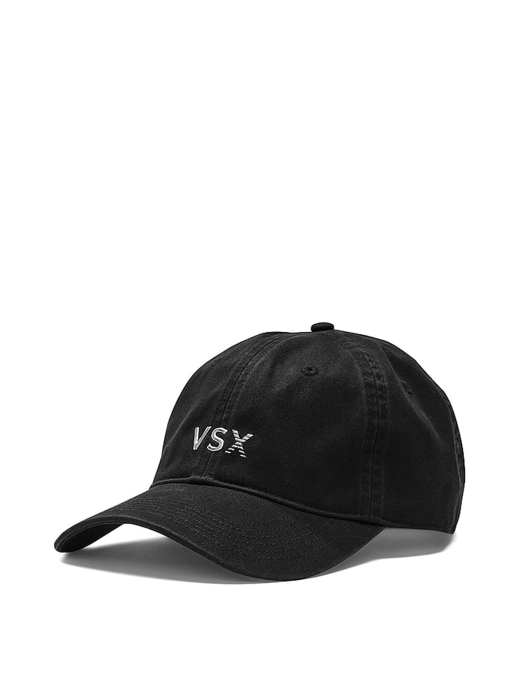 Victoria's Secret Black Baseball Hat - Image 1 of 1