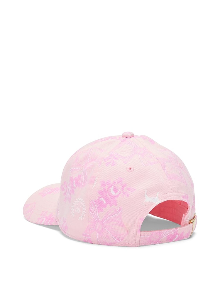 Victoria's Secret PINK Beaux Icons Pink Baseball Hat - Image 3 of 3