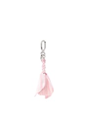 Victoria's Secret Iconic Stripe Pink Tassel Bag Charm Keychain - Image 2 of 2