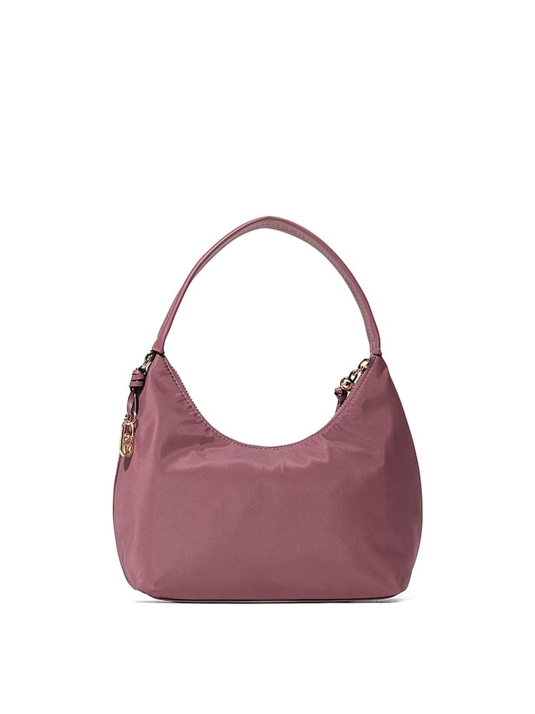 Victoria's Secret Purple Vapor Small Hobo Bag - Image 2 of 2 Victoria's Secret Purple Vapor Small Hobo Bag - Image 2 of 2