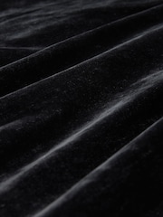 Black N. Premium Flocked Denim Mini T-Shirt Dress - Image 3 of 3