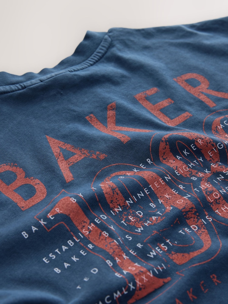 Baker by Ted Baker Oversized Graphic T-Shirt - Image 10 of 10