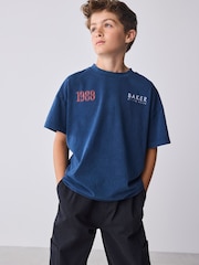 Baker by Ted Baker Oversized Graphic T-Shirt - Image 4 of 10