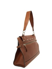 The Handbag Clinic Mulberry Oak Chiltern Mesenger Brown Tote Bag - Image 3 of 7