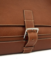 The Handbag Clinic Mulberry Oak Chiltern Mesenger Brown Tote Bag - Image 5 of 7