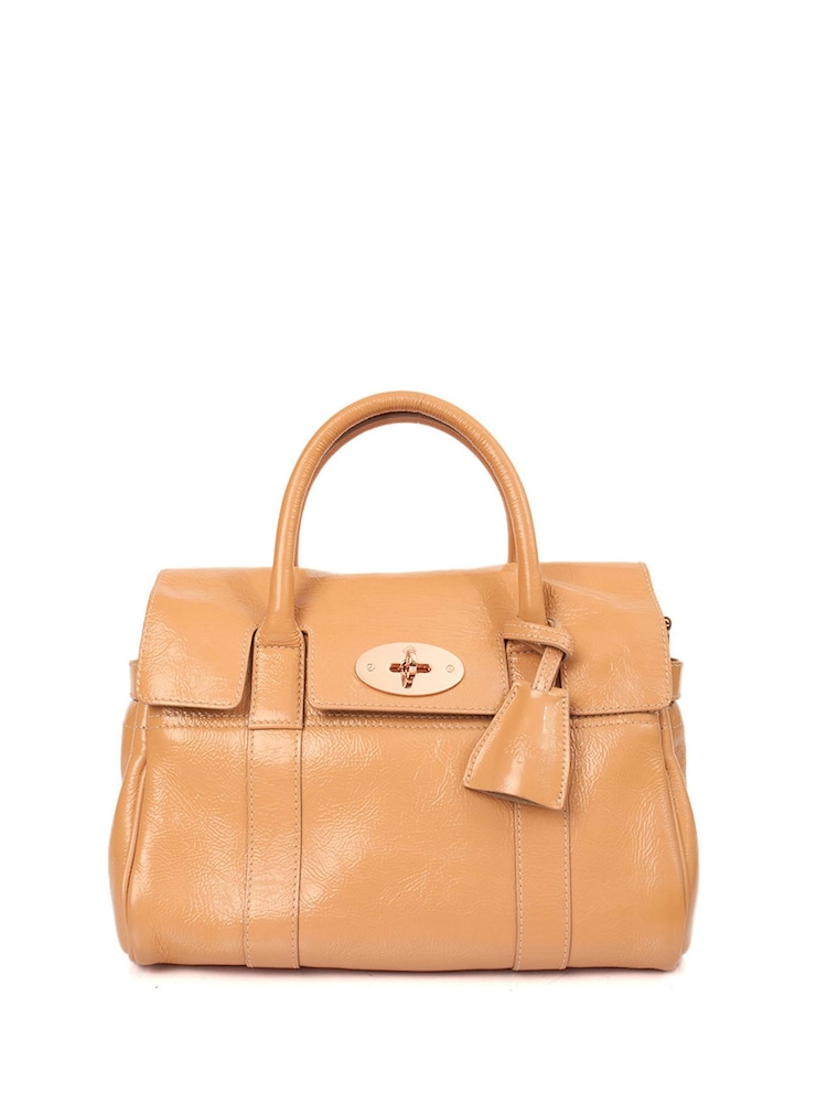 Mulberry Orange Bayswater with Strap Small Top Handle Bag - Image 1 of 7