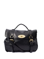 Mulberry Black Alexa Satchel - Image 1 of 7