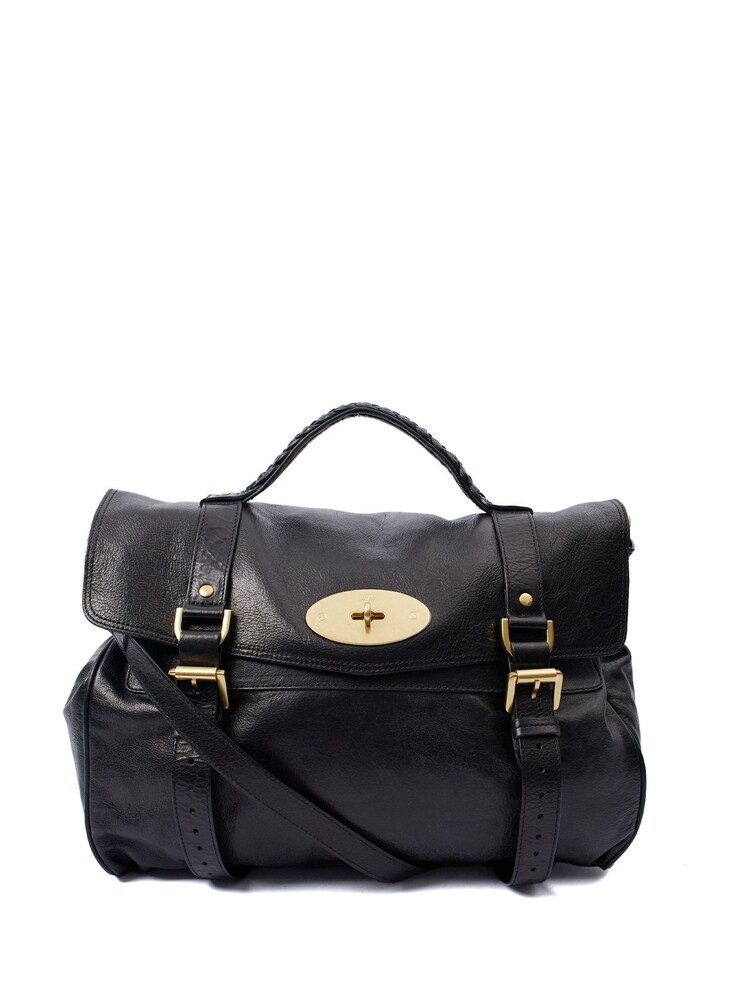 Mulberry Black Alexa Satchel - Image 1 of 7