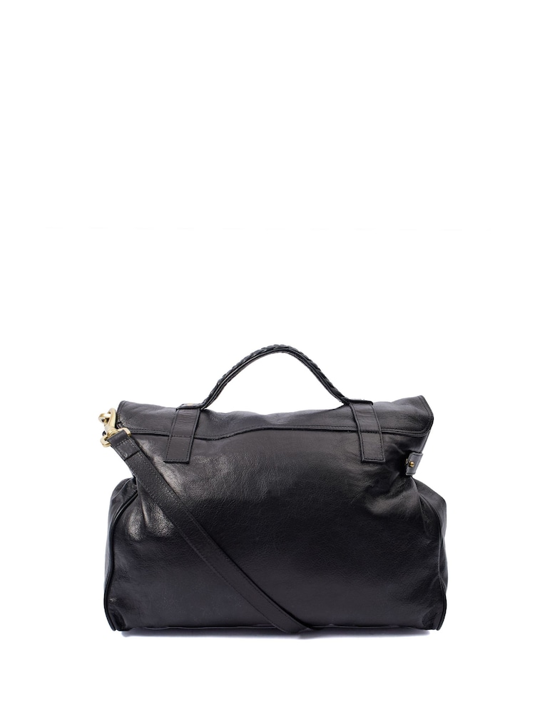 Mulberry Black Alexa Satchel - Image 2 of 7