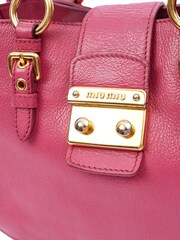 Miu Miu Pink Tote Tote - Image 6 of 7