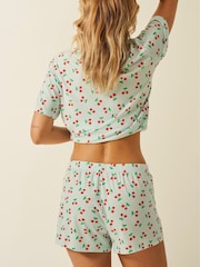 Stripe & Stare Blue Short Pyjamas Set - Image 6 of 6