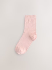 Pink/Berry Chenille Ankle Socks 3 Pack - Image 2 of 7