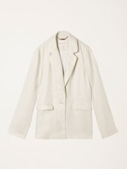FatFace Lyla Ivory Linen Blazer - Image 5 of 5