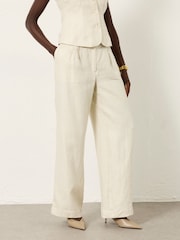 FatFace Linen Trouser - תמונה 3 מתוך 8