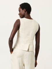 FatFace Linen Waistcoat - תמונה 4 מתוך 7