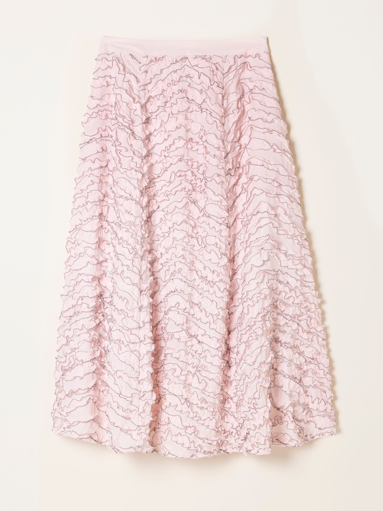 FatFace Frill Midi-skjørt - Bilde 5 av 5