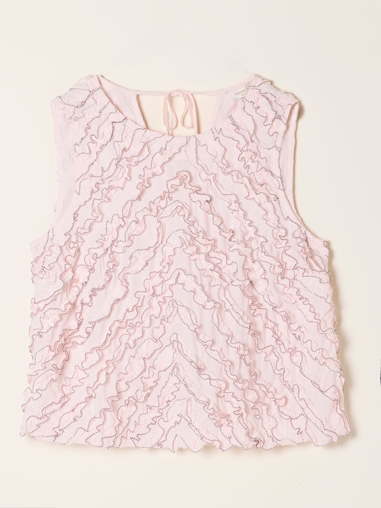 FatFace Hallie Oyster Frill Shell Top - Image 6 of 6 FatFace Hallie Oyster Frill Shell Top - Image 6 of 6