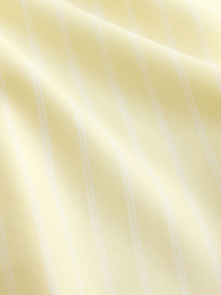 Yellow/White Stripe Soft Relaxed Long Sleeve Shirt - Image 3 of 3 Yellow/White Stripe Soft Relaxed Long Sleeve Shirt - Image 3 of 3