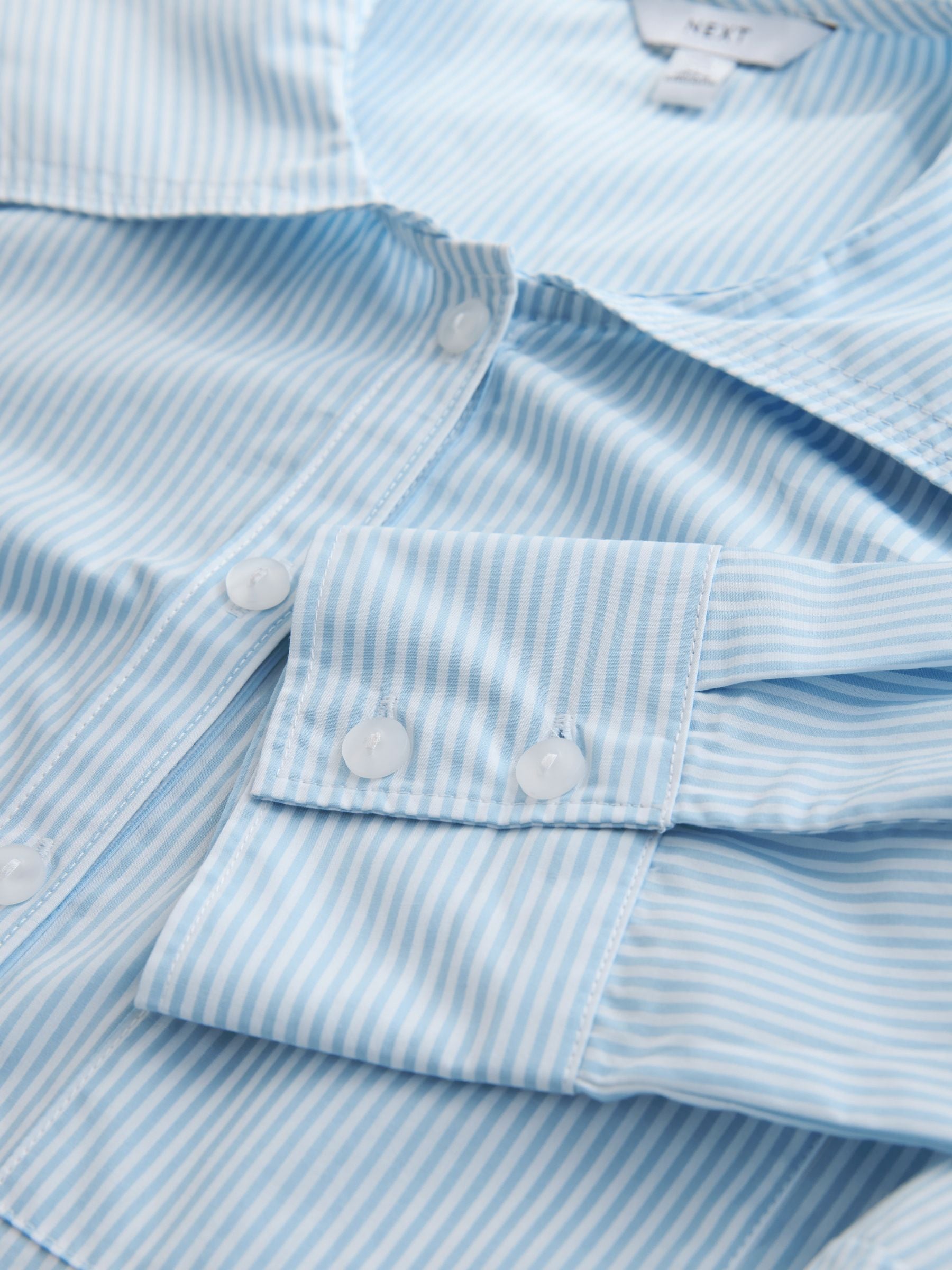 Buy Blue/White Stripe Long Sleeve Sailor Collar Shirt from Next USA