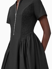 AllSaints Black Sheena Dress - Image 3 of 7
