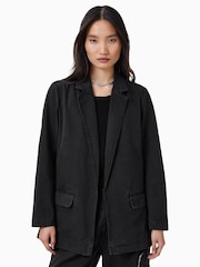 AllSaints Aleida Denim Blazer - Imagem 1 de 8