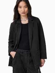AllSaints Aleida Denim Blazer - Imagem 5 de 8