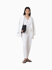 AllSaints White Aleida Tri Waistcoat - Image 3 of 5